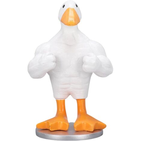 Décor de Maison de Canard Musculaire Drôle, Accessoire de