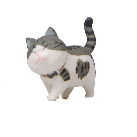 Décor de table  Figurine chat mignonne PVC 4cm  Toy chat pour cake, cadeau