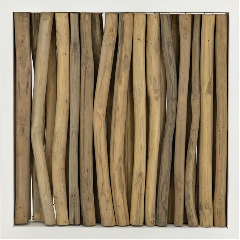 Décor mural branches de teck