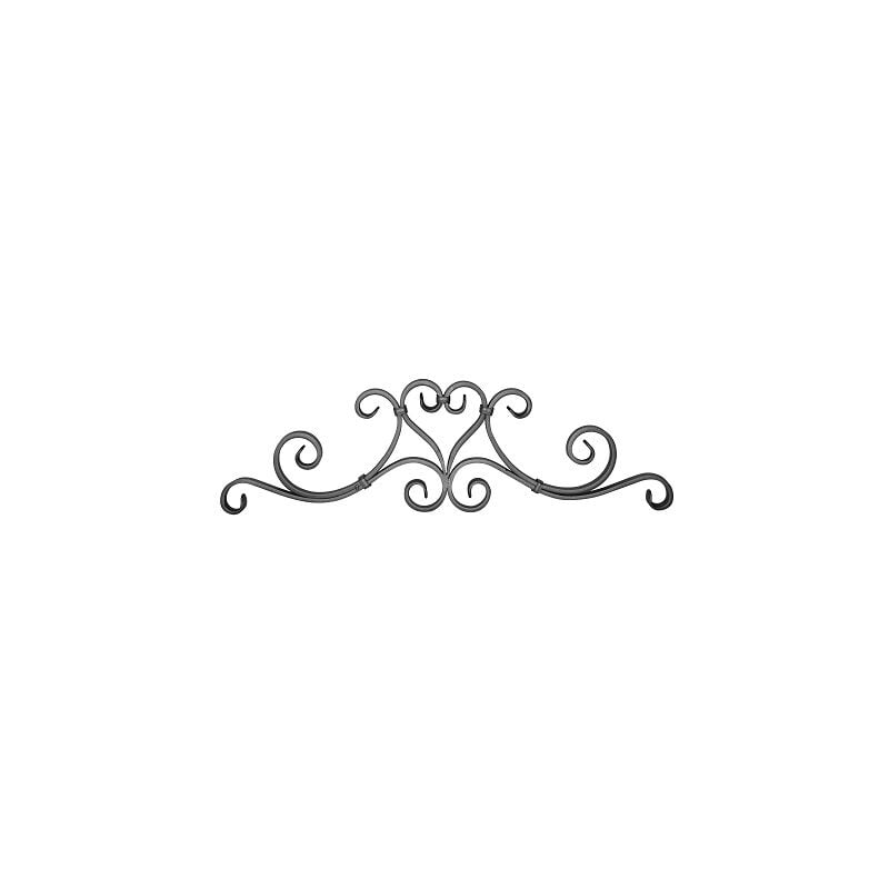 Décor volute grilles et portails 800x230 mm Deco Fer Forge
