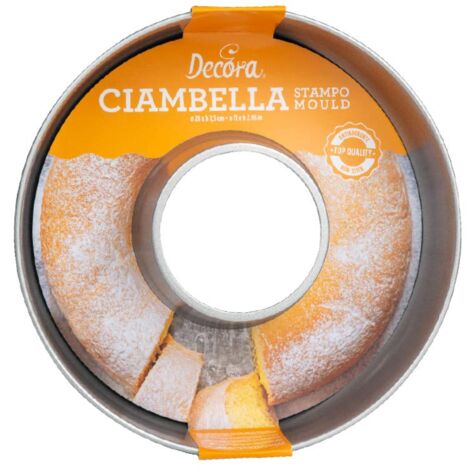Decora 0075027 Stampo Savarin Ciambella Ø 28 X H 7,5 Cm Antiaderente