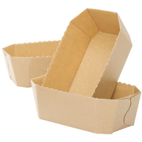Decora 0320154 CONFEZIONE 30 STAMPO PANE IN CARTA DA FORNO 15,3 X 8,8 X H 6 CM
