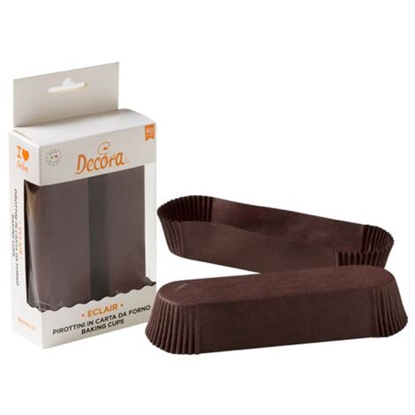 Decora 0339895 CF 60 PIROTTINI ECLAIR 135X33X28 H MM MARRONE