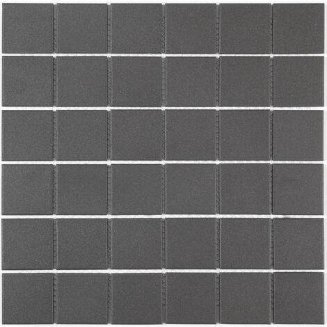 DECORA MOSAICOS Boite de carrelage mosaïque TECNIQ Noir 30x30 cm