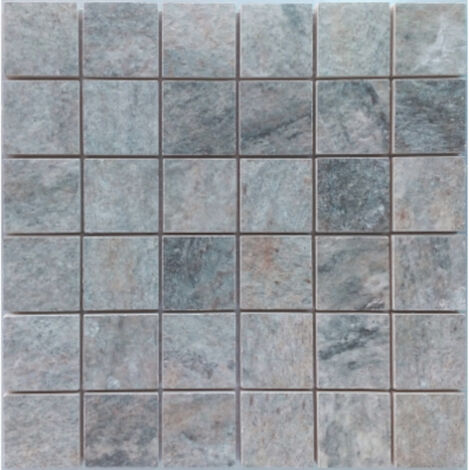 DECORA MOSAICOS Boite de carrelage mosaïque VOLCAN Gris 29x29 cm