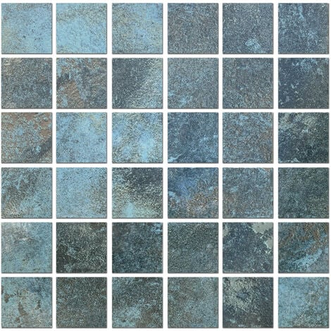 DECORA MOSAICOS Carrelage mosaïque BALI Vert brillant 29x29 cm