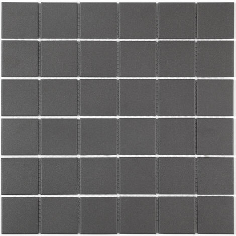 DECORA MOSAICOS Carrelage mosaïque TECNIQ Noir 30x30 cm