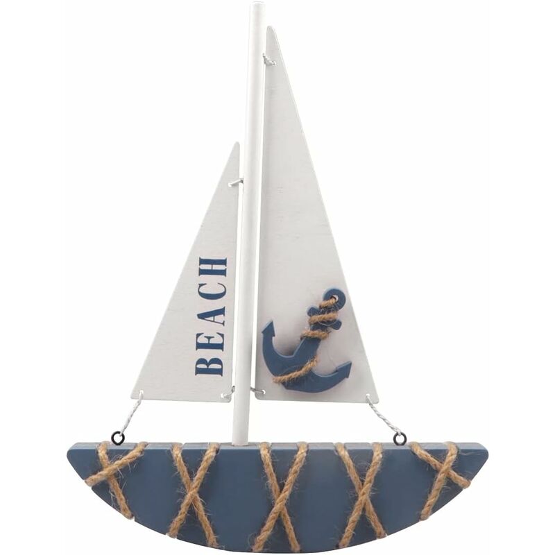 

Decoración de velero de madera (L)