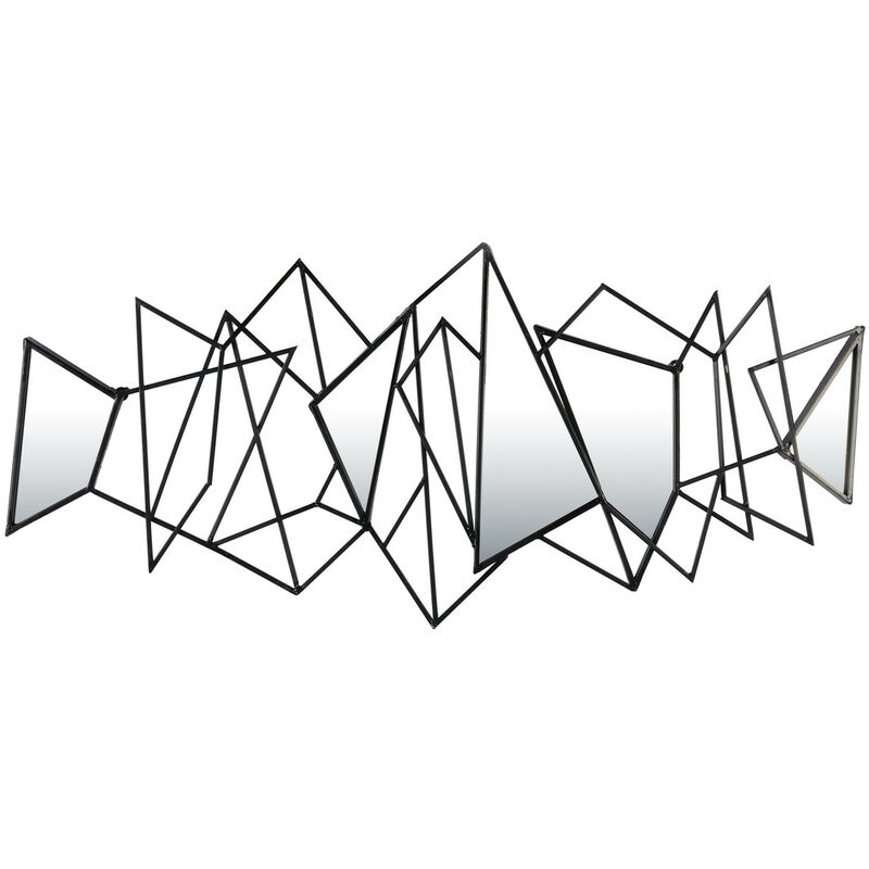 

Decoración metálica 'Laberinto' de la colección Geometría, de Herdasa. - Negro