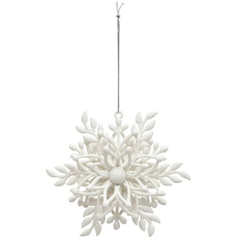 Decoración árbol flor 3D blanca 11cm - Atmosphera créateur d'intérieur