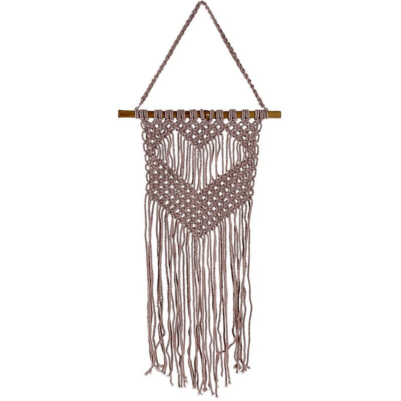 

Decoración Colgante DKD Home Decor Algodón Bambú (30 x 1 x 73 cm)