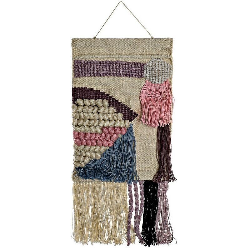 

Decoración colgante dkd home decor jute algodón (45 x 2 x 115 cm) - Rogal