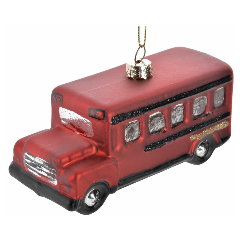 

Decoración Colgante DKD Home Decor Navidad Rojo Cristal (11.5 x 5.5 x 4.5 cm)