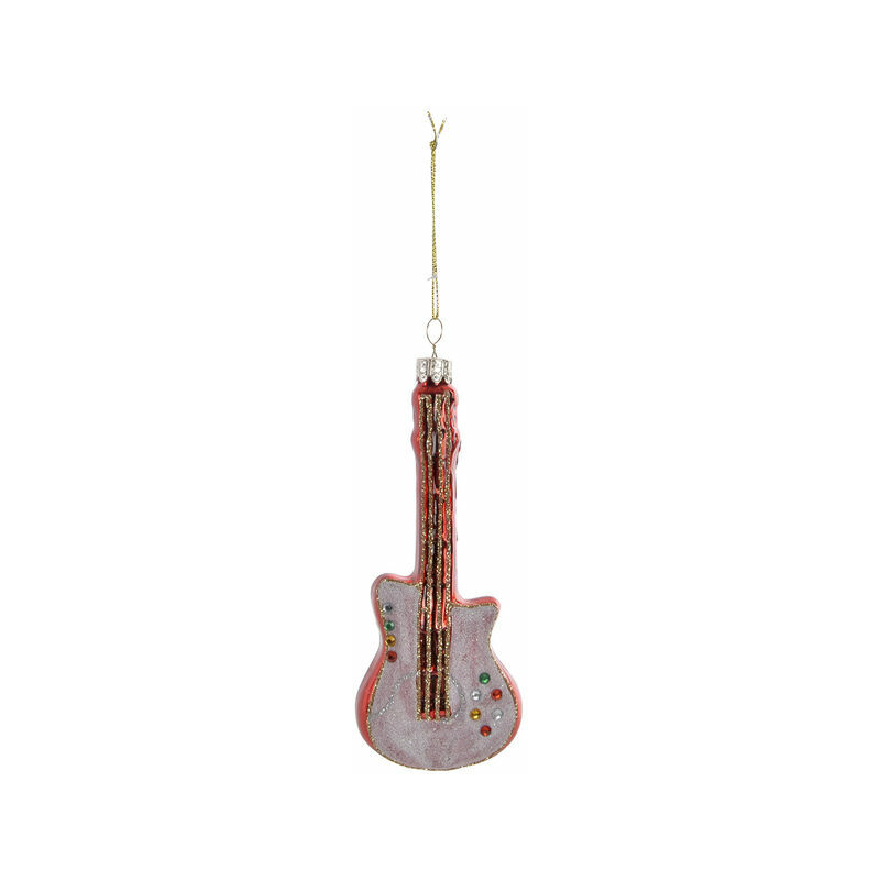 

Decoración Colgante DKD Home Decor Navidad Rojo Cristal (6 x 3 x 14.5 cm)