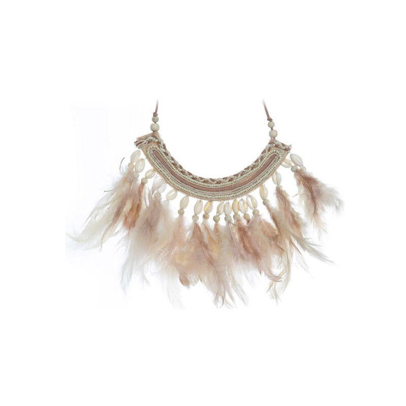 

Decoración Colgante DKD Home Decor Pluma Conchas (40 x 2 x 40 cm)