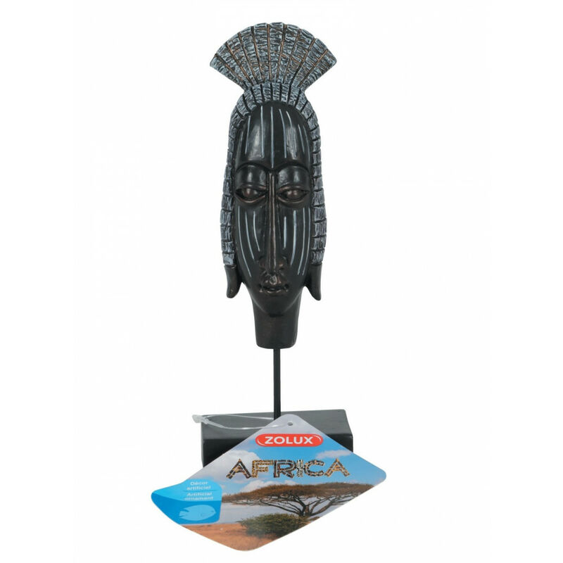 

Decoración de la máscara de África Mujer talla M. Acuario.