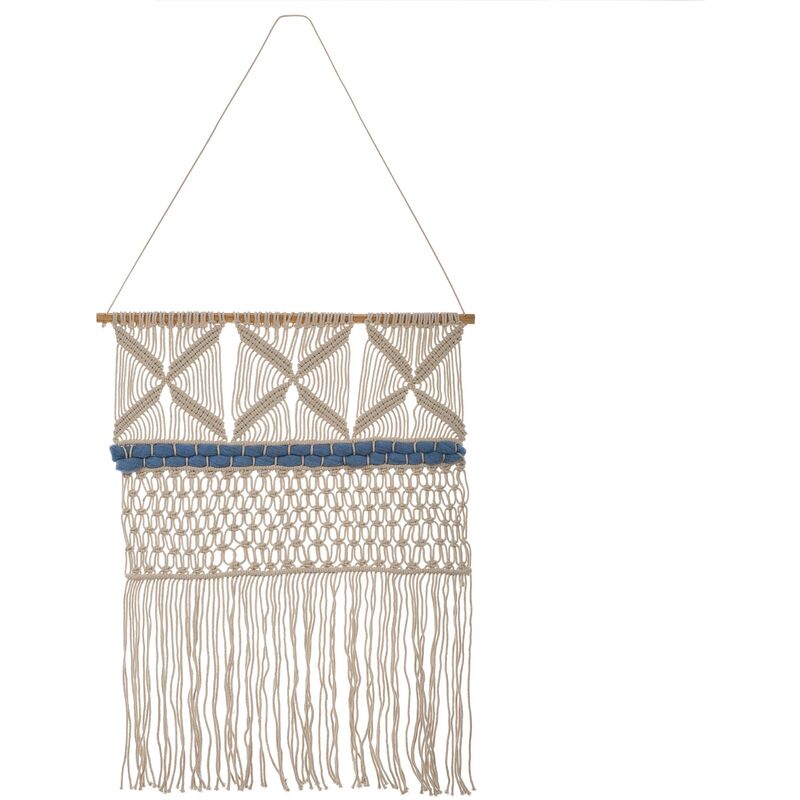 

Decoración de pared beige/azul KALADY