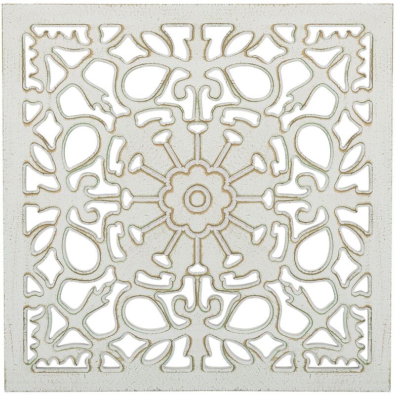 

Beliani - Decoración de pared blanca VENADO