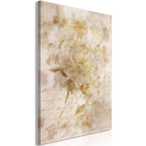 Decoración de pared cuadro en lienzo impresión premium en 1 parte sobre marco de madera Patrón Painted Dreams 80x120cm 110014548