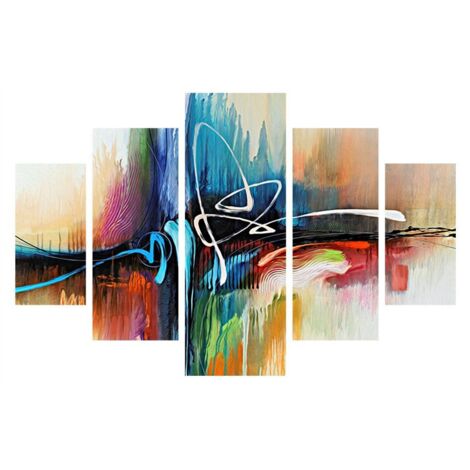 Decoración de pared de MDF Painting Multicolor