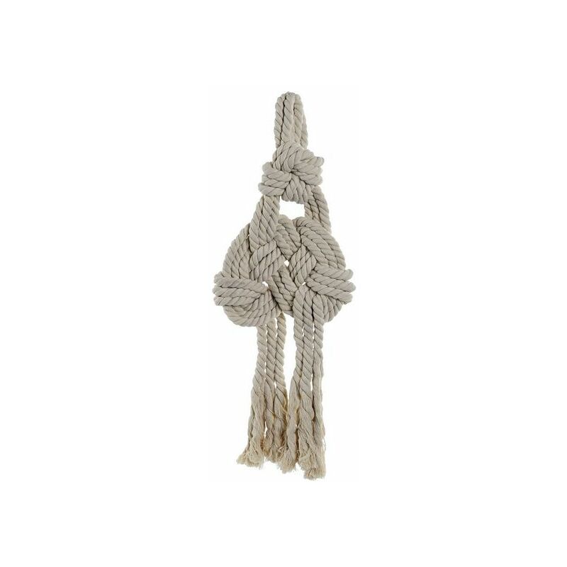 

Decoración de Pared DKD Home Decor Algodón Cuerda Trenzada Boho