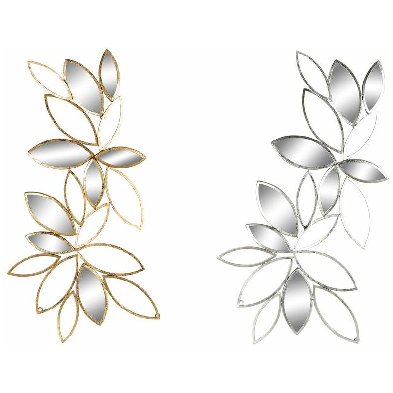 

Decoración de Pared DKD Home Decor Espejo Metal (98 x 2.5 x 56.5 cm) (2 pcs)