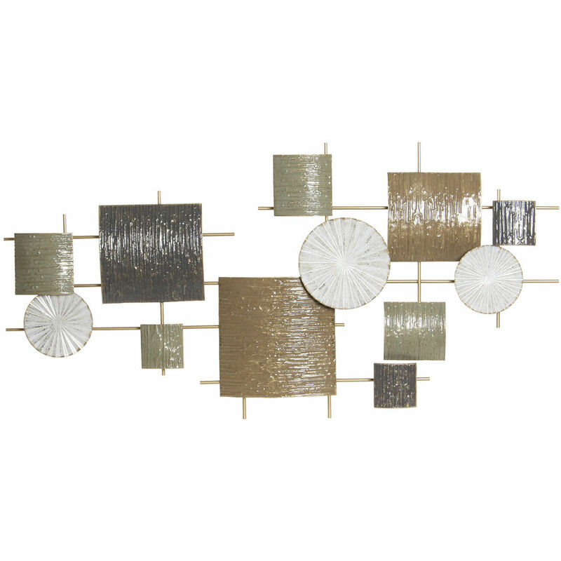 

Decoración de Pared DKD Home Decor Metal Abstracto (120 x 7 x 62 cm)