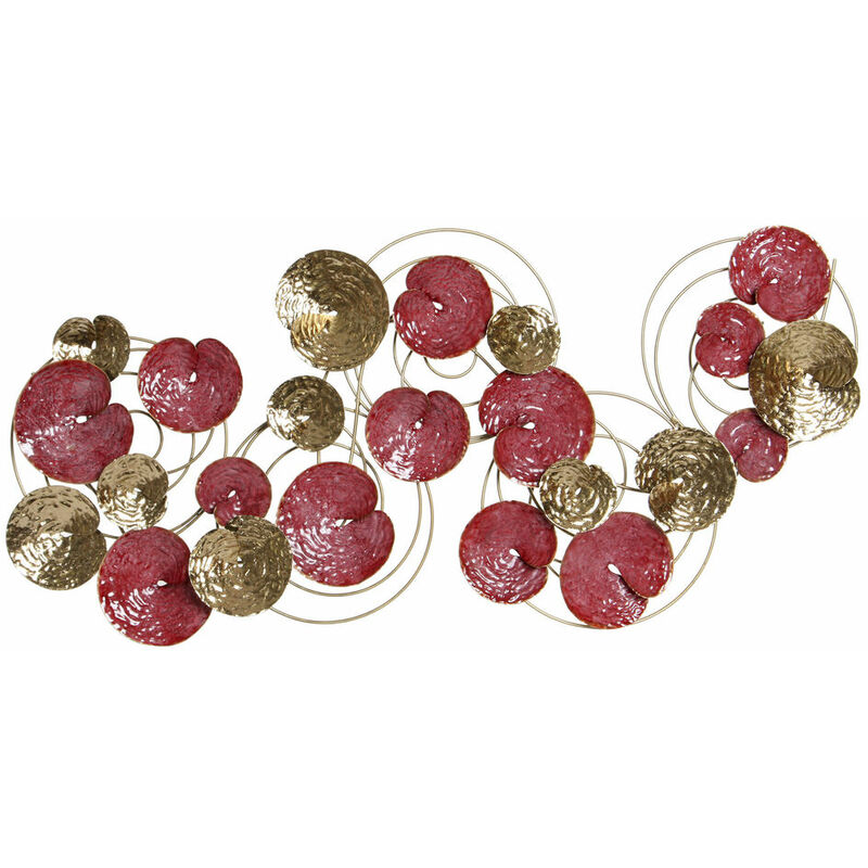 

Decoración de Pared DKD Home Decor Metal Círculos (90 x 7 x 43 cm)
