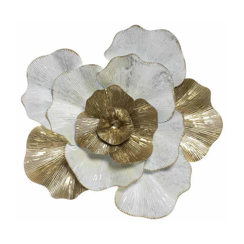 

Decoración de Pared DKD Home Decor Metal Flores (54 x 7 x 49 cm)