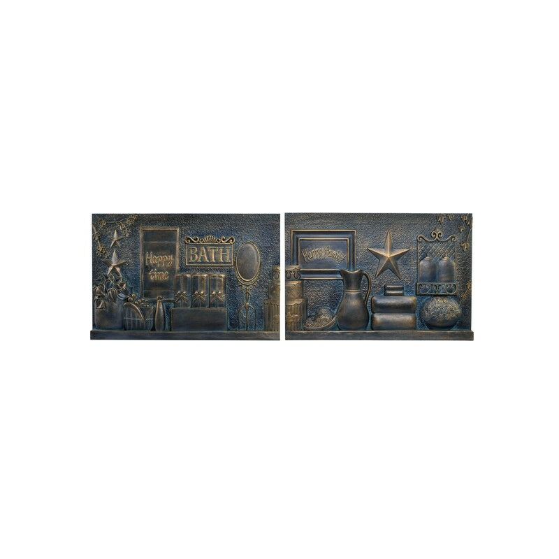 

Decoración de Pared DKD Home Decor Tradicional (2 pcs)