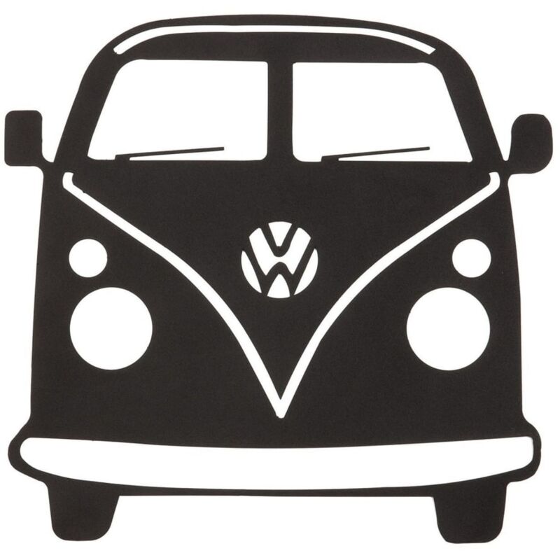 

Adorno de pared Mini Van acero negro 32x36 cm - Negro - Homemania