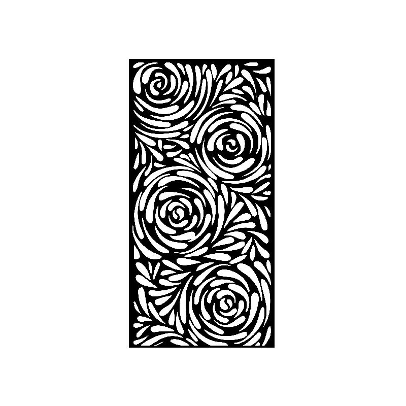 

Decoracion de pared rosa - Naturaleza - Arte de pared - de Salon, Dormitorio - Negro en Metal, 35 x 0,15 x 71 cm,