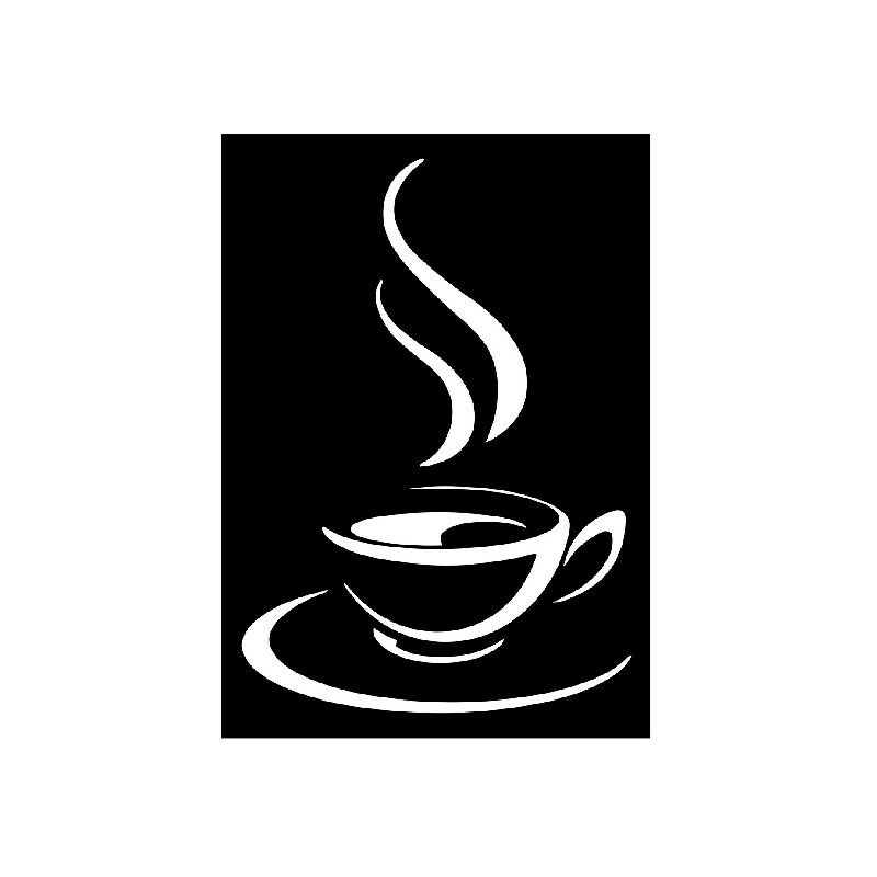 

Decoracion de paredes Cafe - Cocina - Arte de la Pared, Pared - Negro en Metal, 40 x 0,15 x 56 cm, -