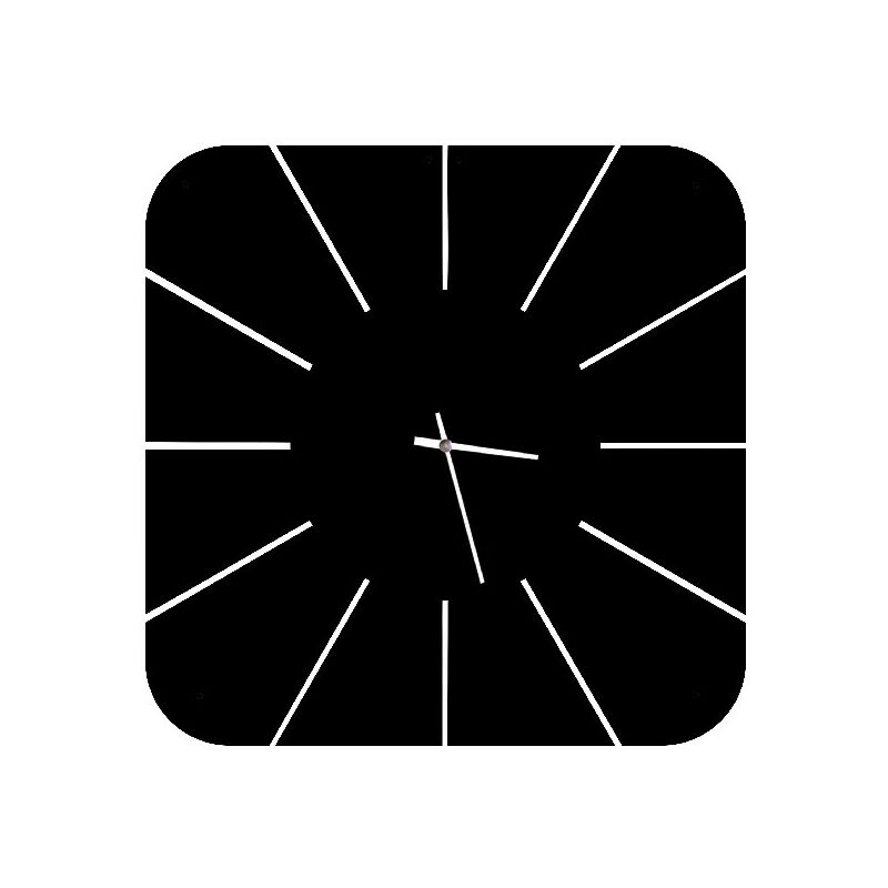 

Decoracion de paredes Cuadrado - Geometrico - Arte de la pared, Pared - Negro en Metal, 50 x 0,15 x 50 cm, -