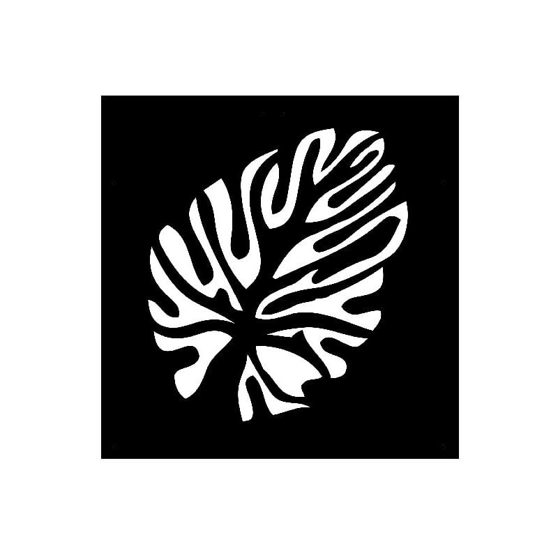 

Decoracion de paredes Hoja - Naturaleza - Arte mural, Pared - Negro en Metal, 40 x 0,15 x 40 cm, -