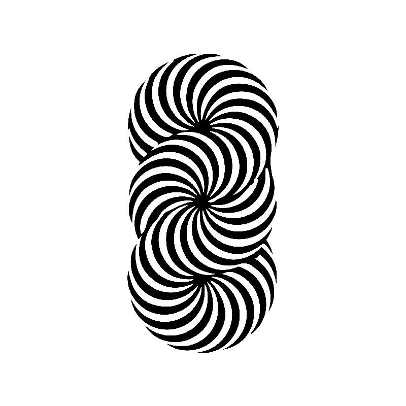 

Decoracion de paredes Ilusion - Abstracto - Arte de la Pared, Pared - Negro en Metal, 40 x 0,15 x 80 cm, -