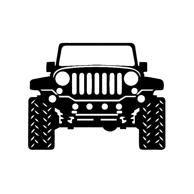 

Decoracion de paredes Jeep - Arte y Graffiti - Arte de la pared, Pared - Negro en Metal, 75 x 0,15 x 57 cm, -