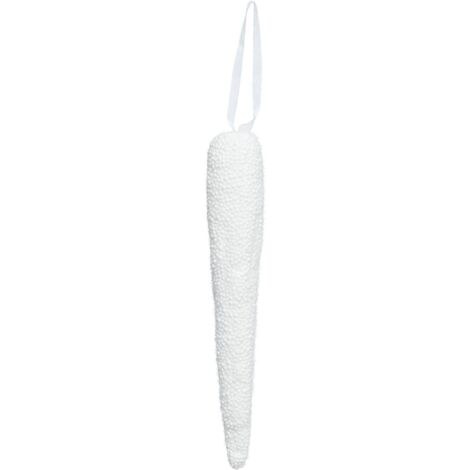 Decoración del árbol de Navidad bolas de hielo blancas 25cm - Atmosphera créateur d'intérieur