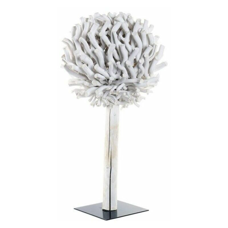 

Decoración DKD Home Decor Árbol Redondo Blanco Madera Tronco (40 x 40 x 70 cm)