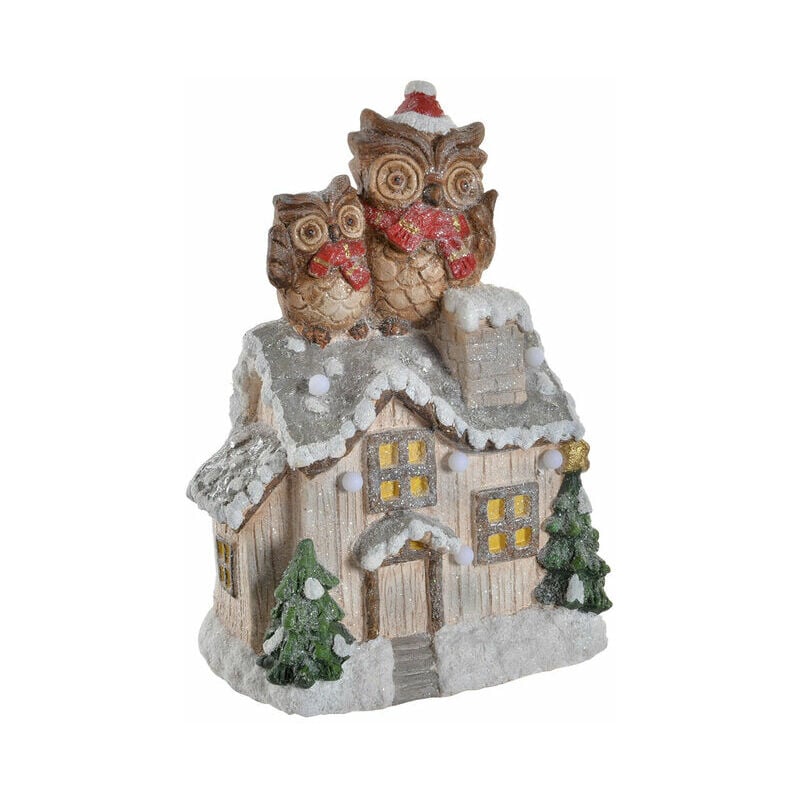 

Decoración DKD Home Decor Navidad Casa Fibra de Vidrio (30 x 19 x 44 cm)