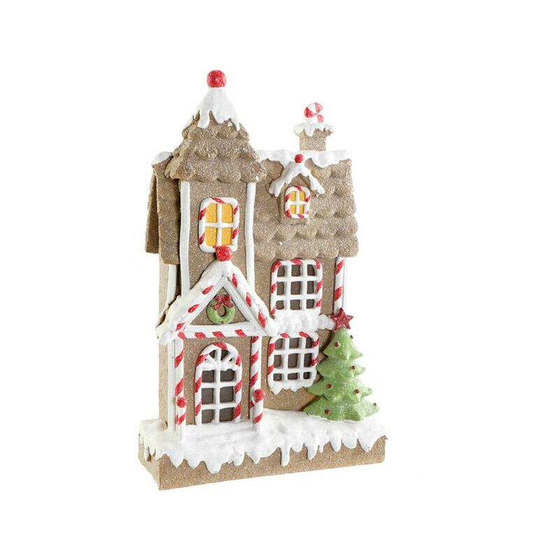 

Decoración DKD Home Decor Navidad Casa Resina (22.5 x 10 x 34.7 cm)