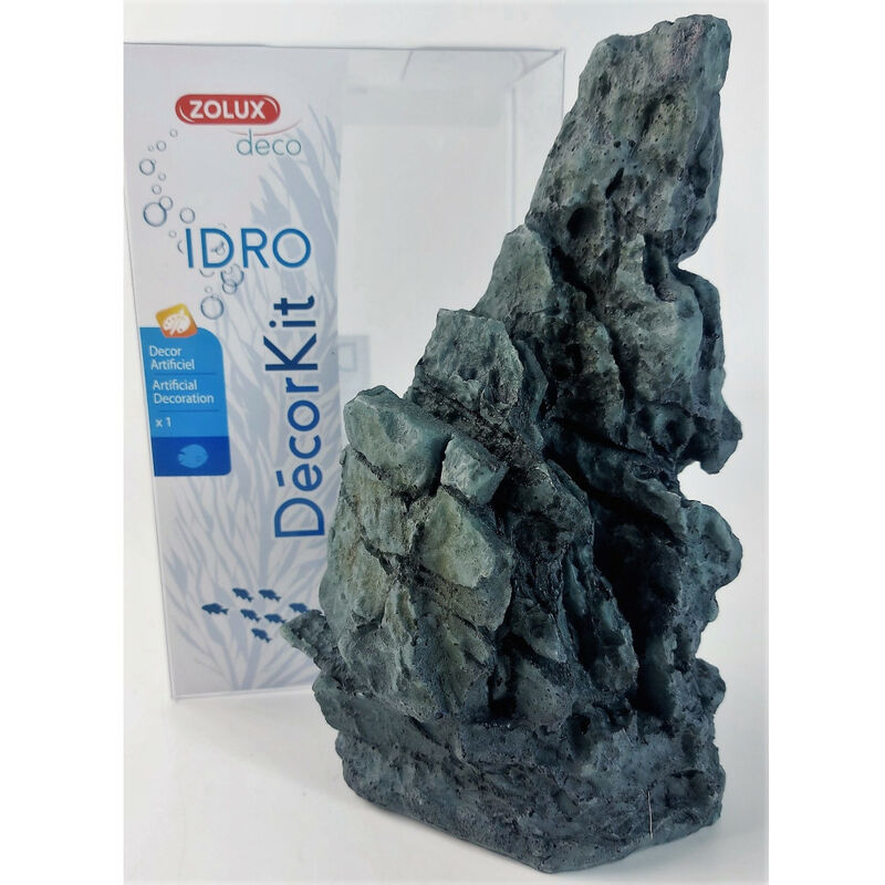 

Decoración. Kit de piedra negra Idro n° 1. Dimensión 11 x 7,5 x Altura 17 cm. para el acuario.