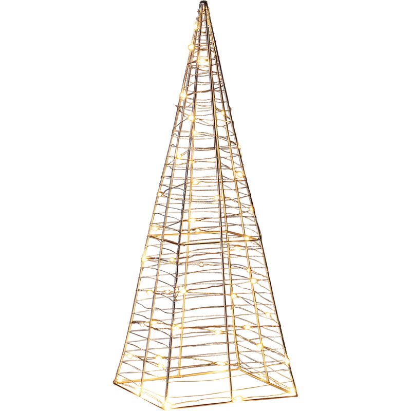 

Beliani - Decoración LED plateado 60 cm PUKSALA