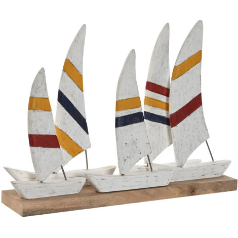 Decoracion Mango Metal 67,5X13,5X46 Blanco