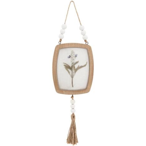 Decoración mural flor Jayden Wood 16x12cm - Atmosphera créateur d'intérieur