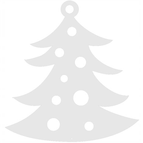 Decoración navideña 20 € - Árbol de Navidad - Decoración navideña calada - Vacaciones de invierno