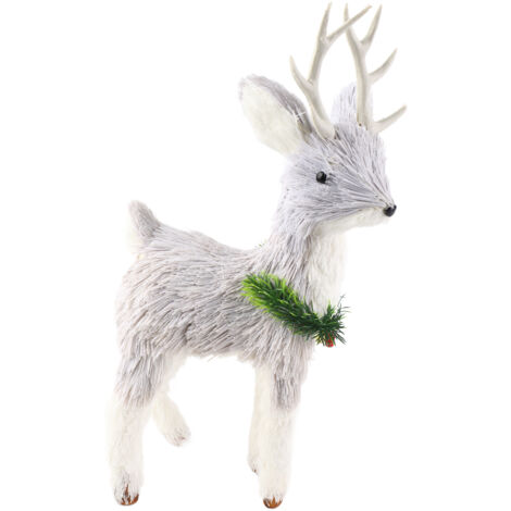 [Decoración navideña] [Figura decorativa] [Alegría festiva] [Estilo bohemio celestial] [Material ecológico de primera calidad] [Tamaño pequeño para mesa] [Color suave] [1 pieza por paquete]