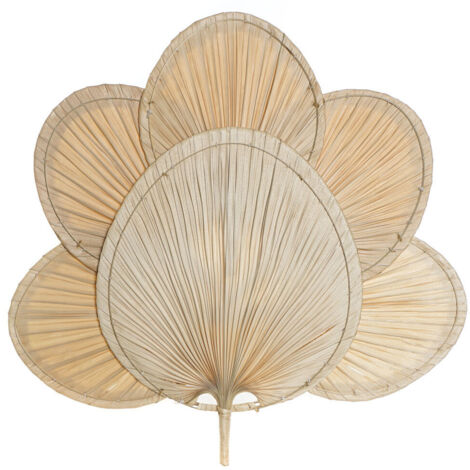Decoracion Pared Fibra 72X6X72 Natural DP174935