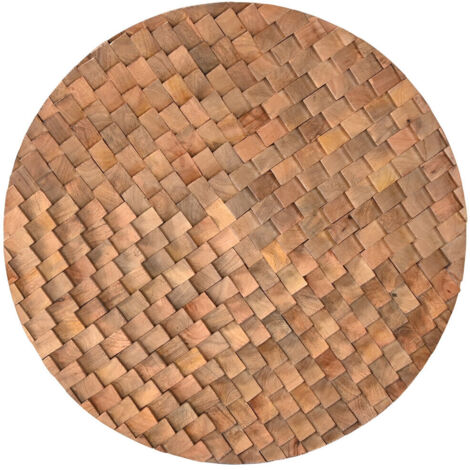 Decoracion Pared Mango Mdf 90X4X90 3D Natural