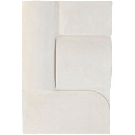 Decoracion Pared Mdf 80X12X120 Abstracto 3D Blanco